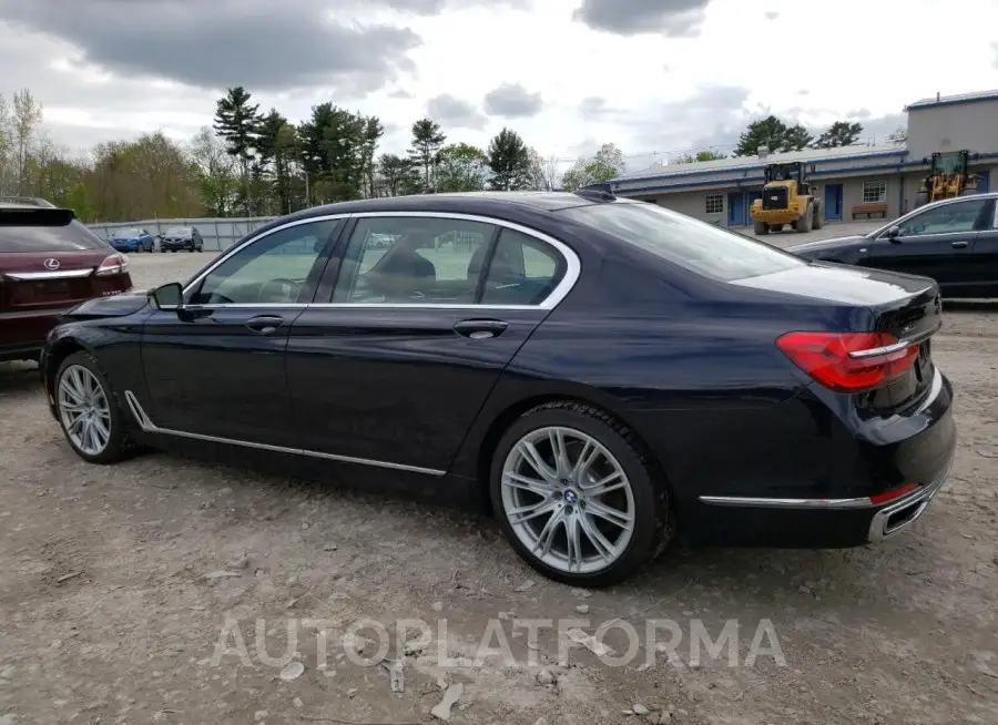 BMW 750 XI 2016 vin WBA7F2C54GG419550 from auto auction Copart