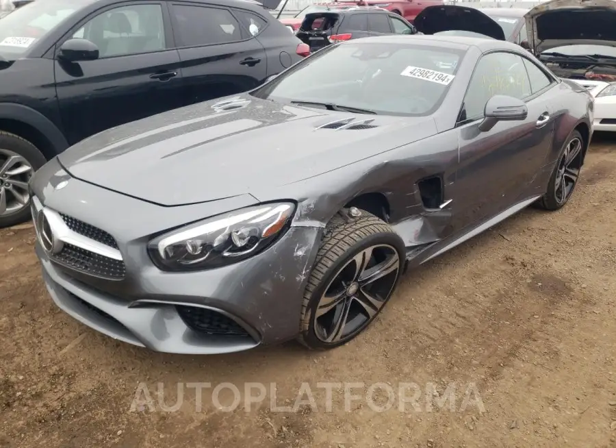 MERCEDES-BENZ SL 450 2017 vin WDDJK6GA1HF044362 from auto auction Copart