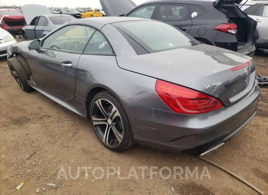 MERCEDES-BENZ SL 450 2017 vin WDDJK6GA1HF044362 from auto auction Copart