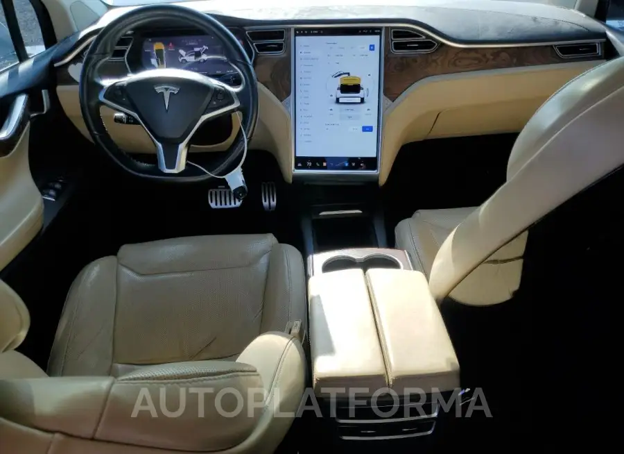 TESLA MODEL X 2016 vin 5YJXCBE43GF019800 from auto auction Copart