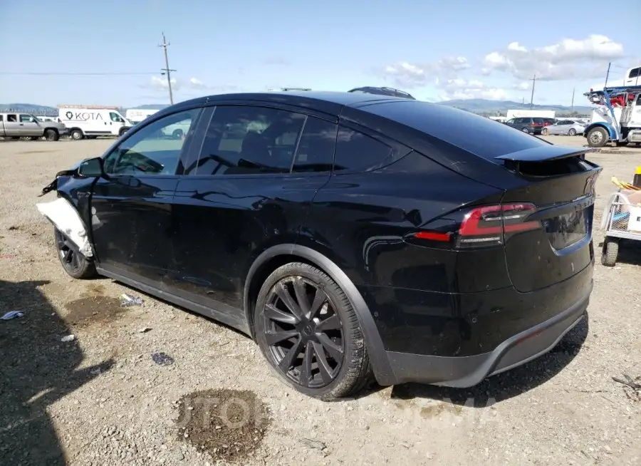 TESLA MODEL X 2022 vin 7SAXCDE52NF350257 from auto auction Copart