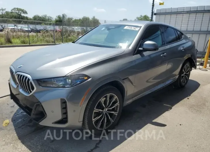 BMW X6 XDRIVE4 2024 vin 5UX33EX01R9U58502 from auto auction Copart