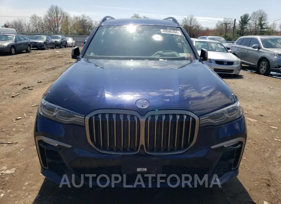 BMW X7 M50I 2022 vin 5UXCX6C0XN9M79911 from auto auction Copart