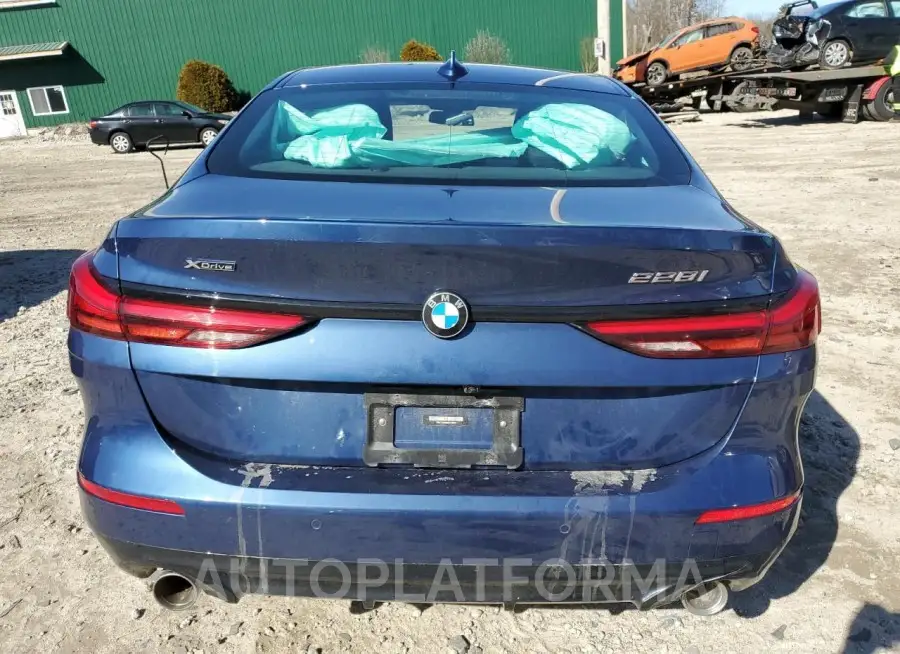 BMW 228XI 2022 vin WBA73AK08N7L24852 from auto auction Copart