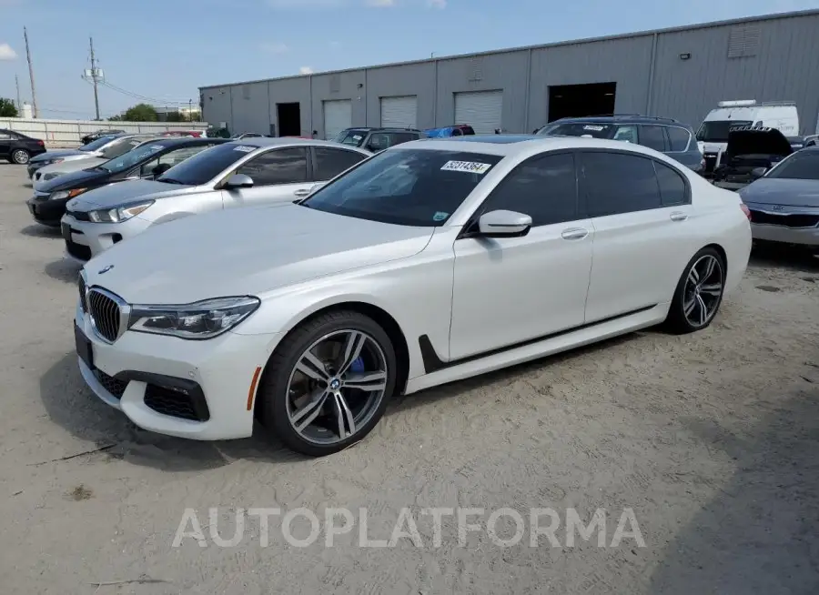 BMW 750 XI 2018 vin WBA7F2C59JG423651 from auto auction Copart