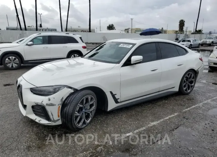 BMW I4 EDRIVE4 2022 vin WBY73AW07NFN04387 from auto auction Copart