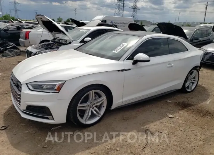 AUDI A5 PREMIUM 2018 vin WAUTNAF59JA022739 from auto auction Copart