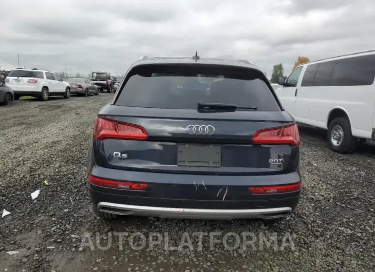 AUDI Q5 PREMIUM 2018 vin WA1BNAFY2J2026497 from auto auction Copart