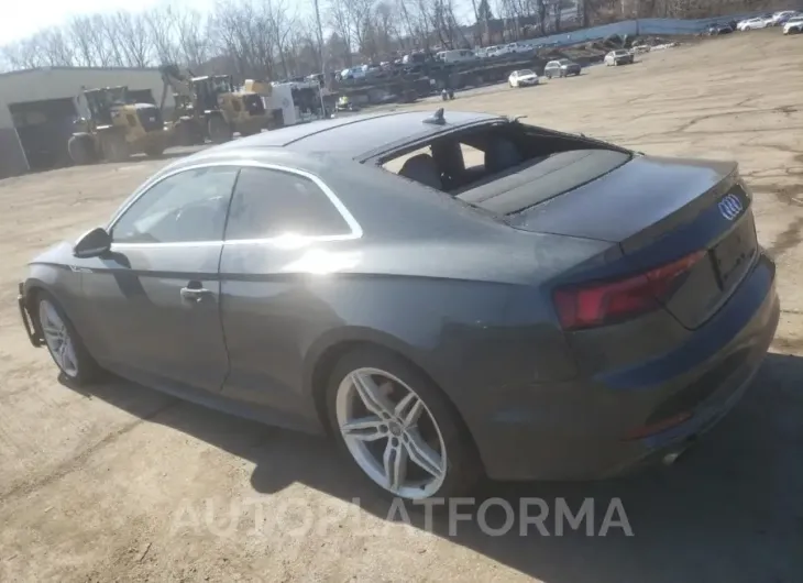 AUDI A5 PREMIUM 2018 vin WAU8NAF52JA068113 from auto auction Copart