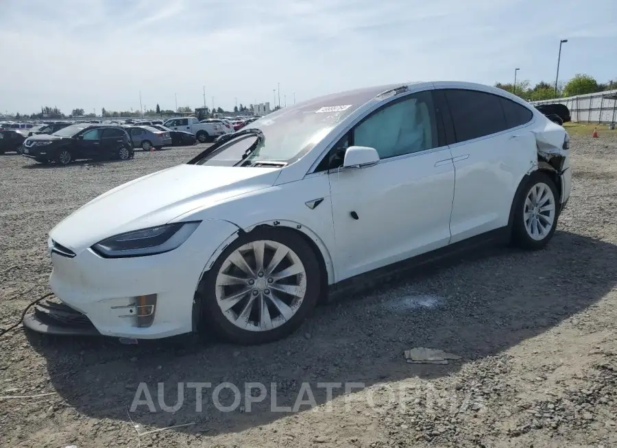 TESLA MODEL X 2018 vin 5YJXCAE28JF114563 from auto auction Copart