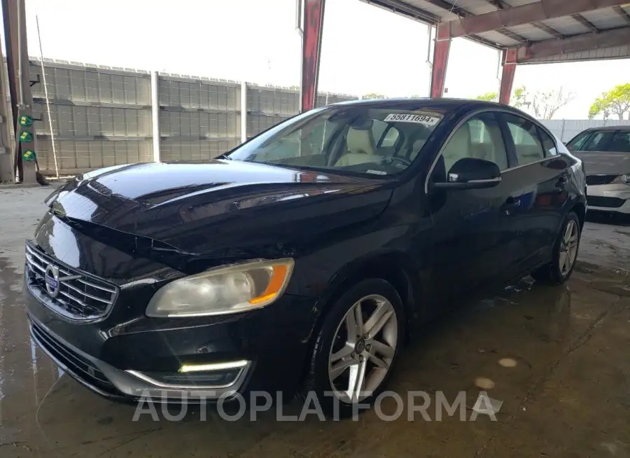 VOLVO S60 PREMIE 2015 vin YV140MFK4F1346728 from auto auction Copart