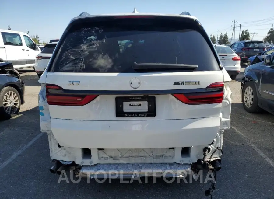 BMW X7 M50I 2022 vin 5UXCX6C0XN9M72926 from auto auction Copart