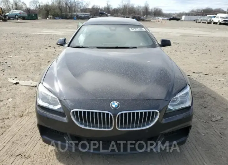 BMW 650 I GRAN 2015 vin WBA6B2C54FGB99478 from auto auction Copart