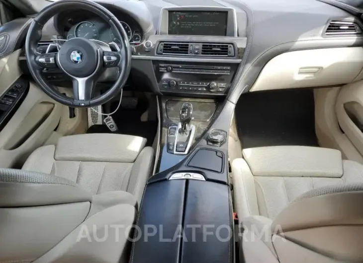 BMW 650 I GRAN 2015 vin WBA6B2C54FGB99478 from auto auction Copart