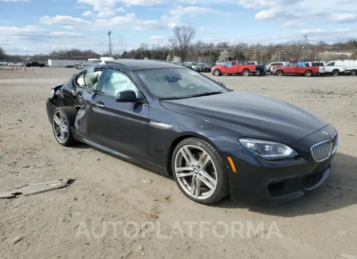 BMW 650 I GRAN 2015 vin WBA6B2C54FGB99478 from auto auction Copart