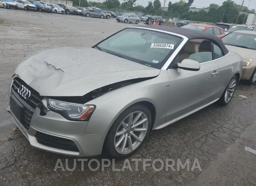 AUDI A5 PREMIUM 2015 vin WAUMFAFH8FN001294 from auto auction Copart