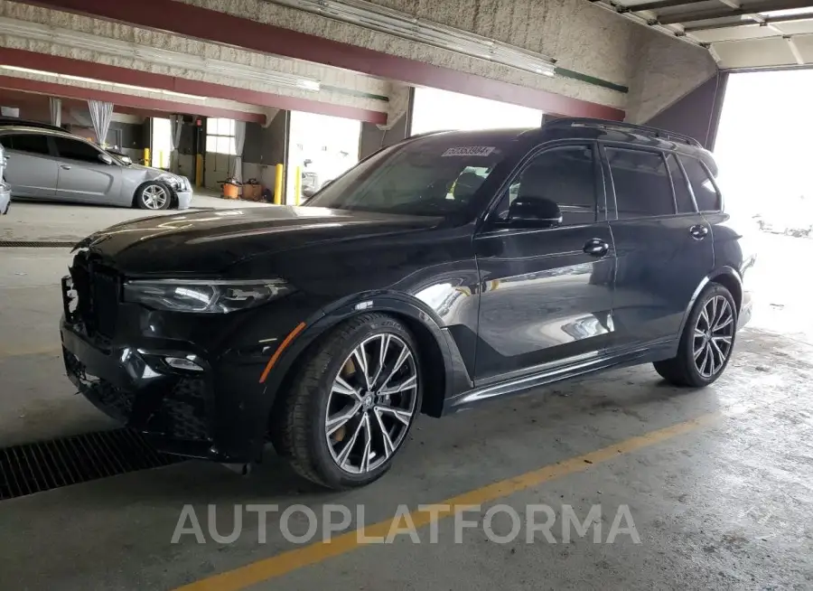 BMW X7 XDRIVE4 2021 vin 5UXCW2C07M9H21244 from auto auction Copart