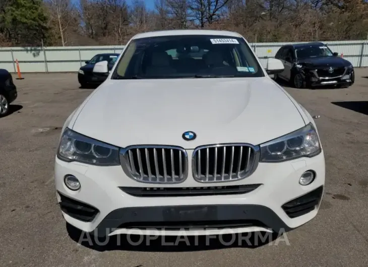 BMW X4 XDRIVE2 2017 vin 5UXXW3C59H0T77796 from auto auction Copart