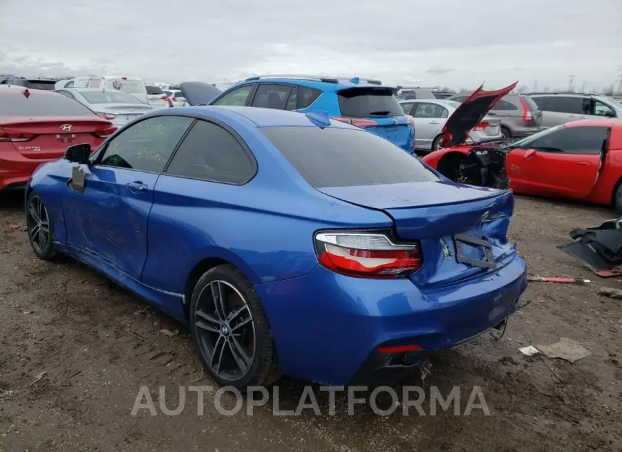 BMW M240XI 2018 vin WBA2J7C55JVB28423 from auto auction Copart