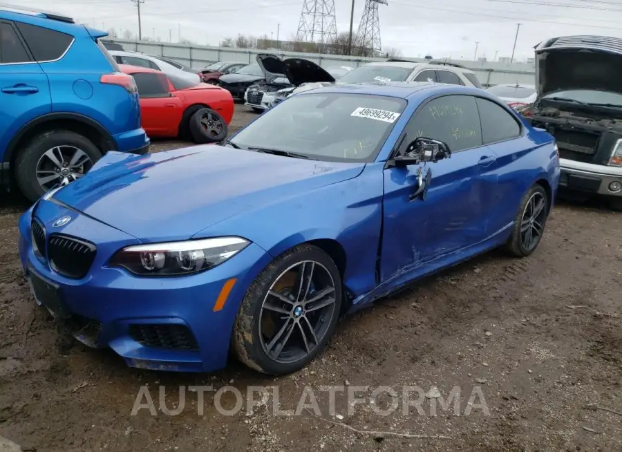 BMW M240XI 2018 vin WBA2J7C55JVB28423 from auto auction Copart