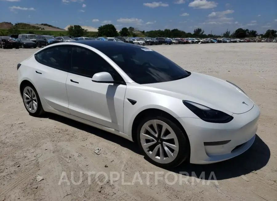 TESLA MODEL 3 2021 vin 5YJ3E1EA4MF870301 from auto auction Copart