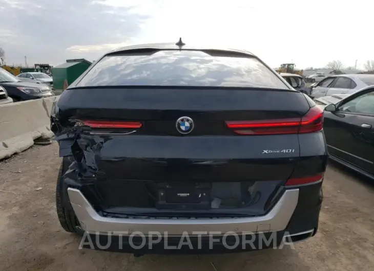 BMW X6 XDRIVE4 2022 vin 5UXCY6C00N9L61752 from auto auction Copart