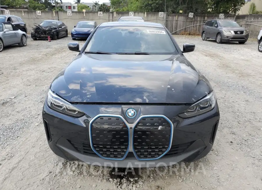 BMW I4 EDRIVE 2023 vin WBY73AW04PFR12400 from auto auction Copart