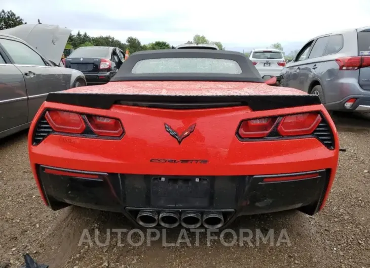 CHEVROLET CORVETTE S 2017 vin 1G1YK3D72H5121674 from auto auction Copart