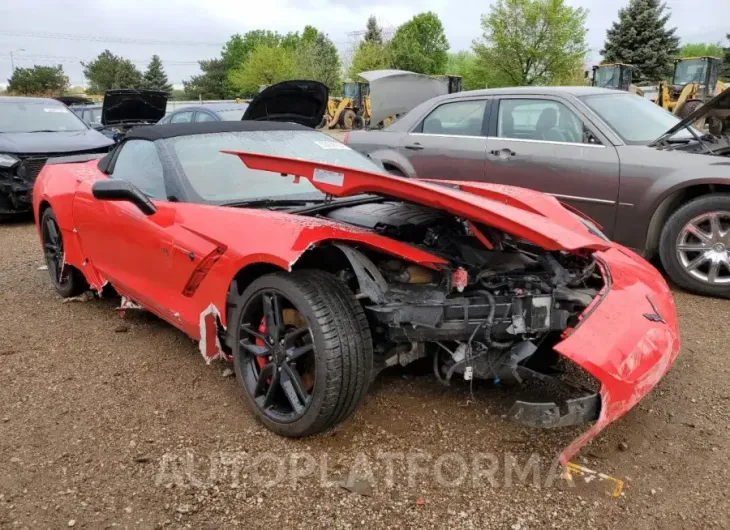 CHEVROLET CORVETTE S 2017 vin 1G1YK3D72H5121674 from auto auction Copart