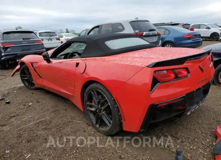 CHEVROLET CORVETTE S 2017 vin 1G1YK3D72H5121674 from auto auction Copart