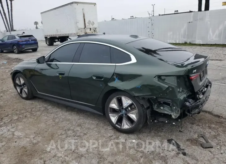 BMW I4 EDRIVE 2023 vin WBY43AW06PFP85894 from auto auction Copart