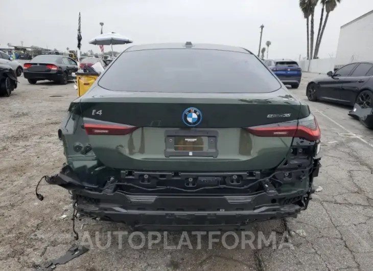 BMW I4 EDRIVE 2023 vin WBY43AW06PFP85894 from auto auction Copart