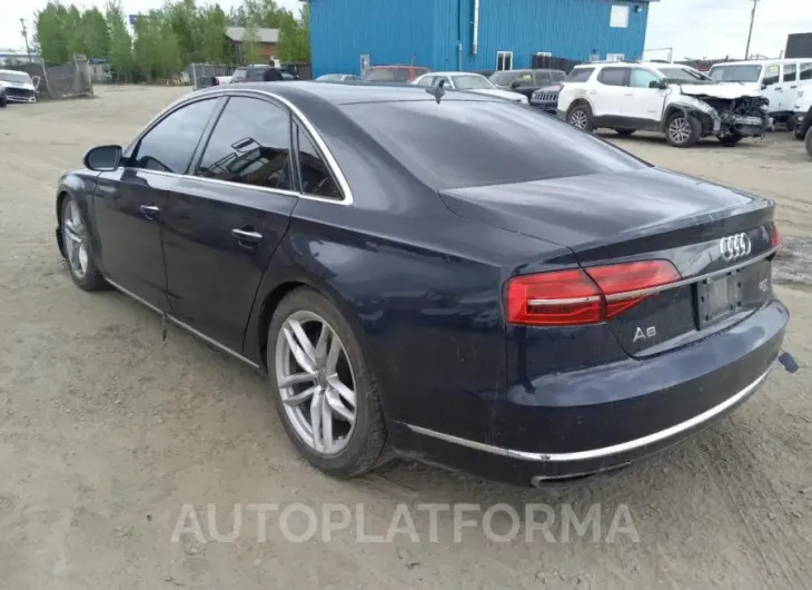 AUDI A8 QUATTRO 2015 vin WAUJ2AFD2FN010553 from auto auction Copart