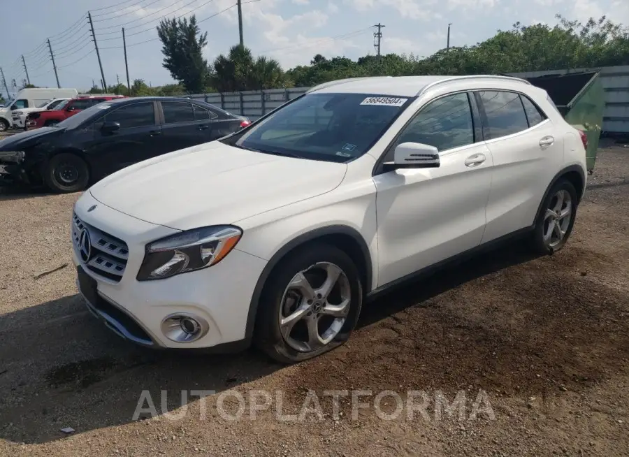 MERCEDES-BENZ GLA 250 2019 vin WDCTG4EB8KU013191 from auto auction Copart