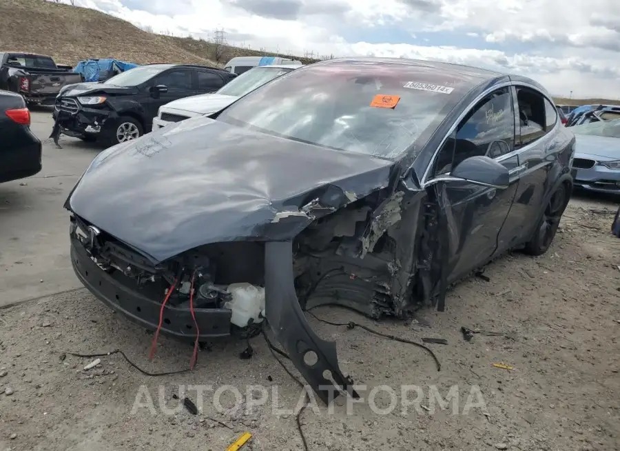 TESLA MODEL X 2016 vin 5YJXCBE21GF021351 from auto auction Copart