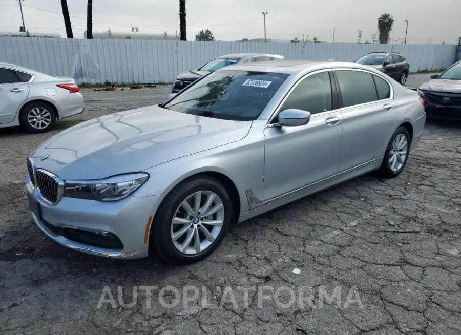 BMW 740 I 2018 vin WBA7E2C59JG742518 from auto auction Copart