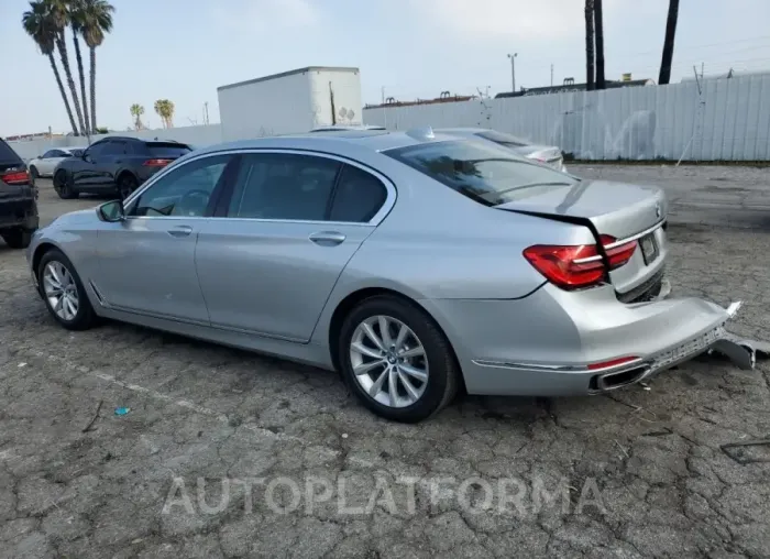 BMW 740 I 2018 vin WBA7E2C59JG742518 from auto auction Copart