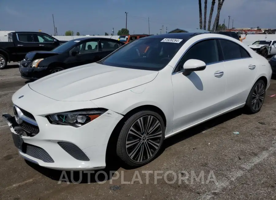 MERCEDES-BENZ CLA 250 2022 vin W1K5J4GBXNN247818 from auto auction Copart