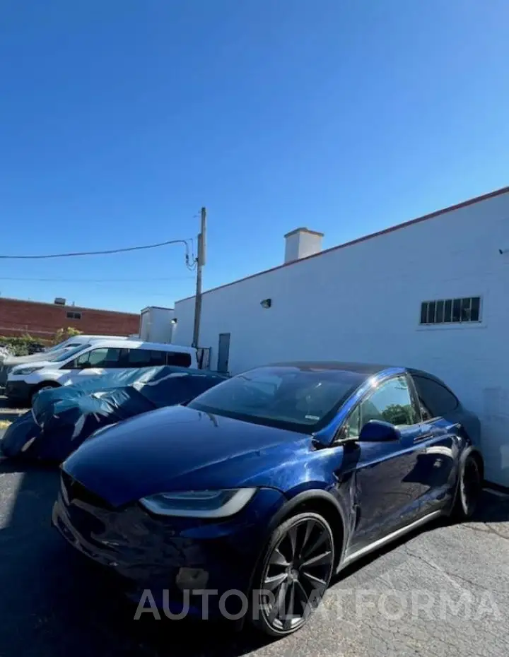 TESLA MODEL X 2022 vin 7SAXCBE68NF354861 from auto auction Copart