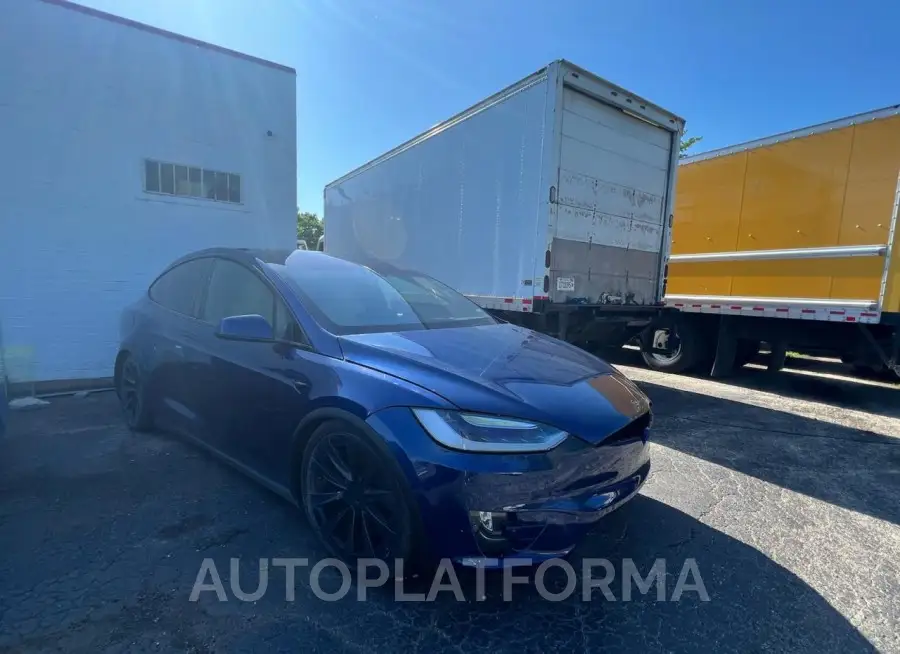 TESLA MODEL X 2022 vin 7SAXCBE68NF354861 from auto auction Copart