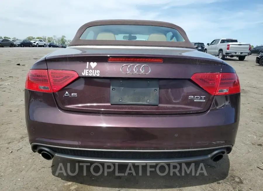 AUDI A5 PREMIUM 2015 vin WAUMFAFH5FN002726 from auto auction Copart