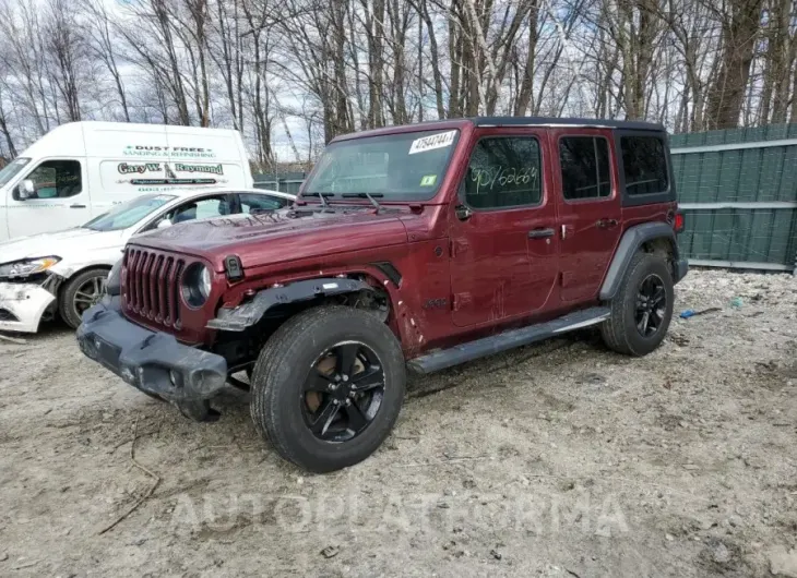 JEEP WRANGLER U 2022 vin 1C4HJXDG6NW103573 from auto auction Copart