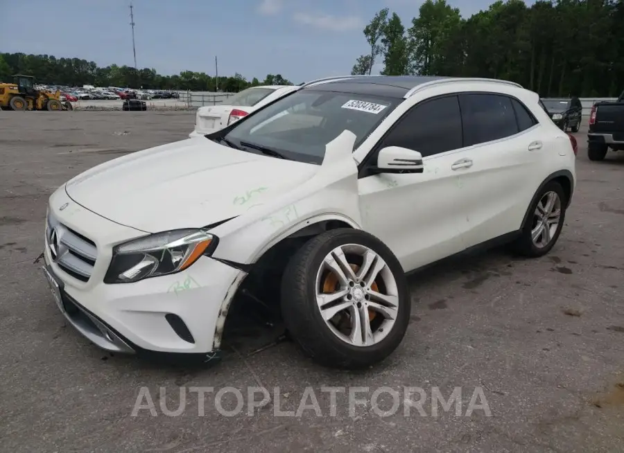 MERCEDES-BENZ GLA 250 4M 2016 vin WDCTG4GB0GJ202326 from auto auction Copart