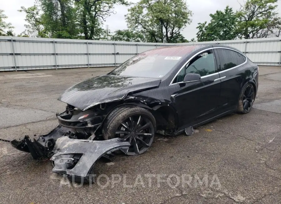 TESLA MODEL X 2018 vin 5YJXCDE28JF115391 from auto auction Copart