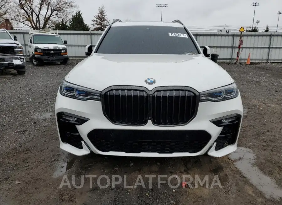 BMW X7 M50I 2021 vin 5UXCX6C01M9D99785 from auto auction Copart