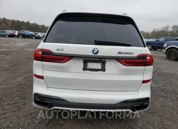 BMW X7 M50I 2021 vin 5UXCX6C01M9D99785 from auto auction Copart