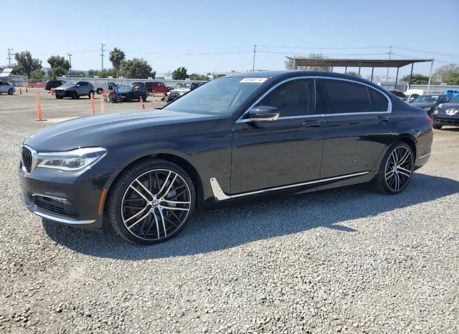 BMW 750 XI 2018 vin WBA7F2C55JG424683 from auto auction Copart