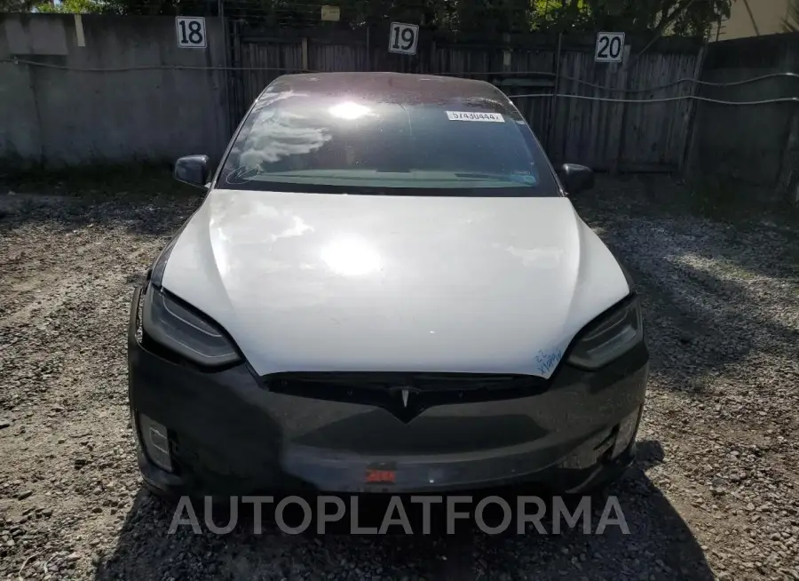 TESLA MODEL X 2018 vin 5YJXCDE27JF104740 from auto auction Copart