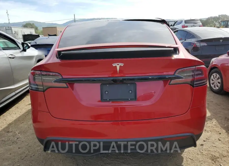 TESLA MODEL X 2023 vin 7SAXCAE55PF378717 from auto auction Copart