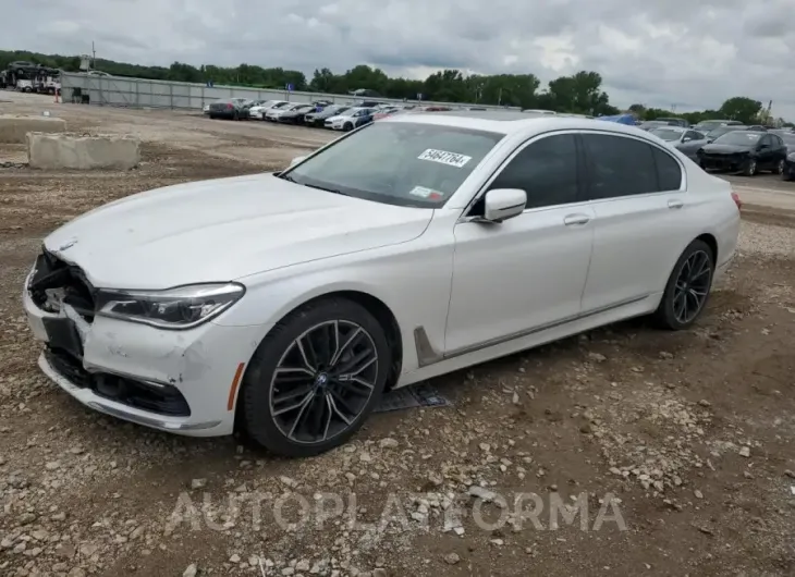 BMW 750 XI 2017 vin WBA7F2C33HG423198 from auto auction Copart